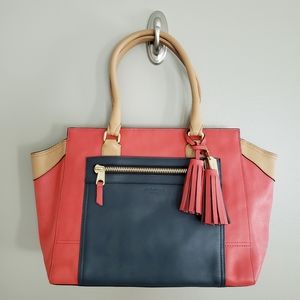 Legacy Colorblock Leather Candace Satchel